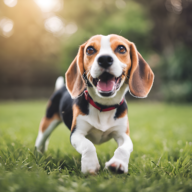 Free ai generated beagle dog illustration