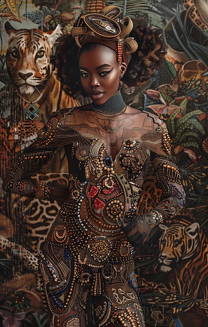 Free ai generated african woman illustration