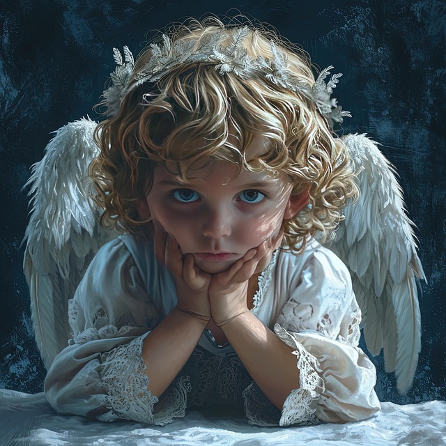 Free ai generated angel wings illustration