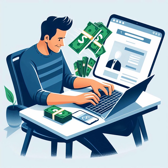 Free Money Business illustration and picture