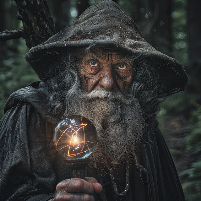 Download free HD stock image of Ai Generated Wizard Free ai generated wizard wrinkles illustration