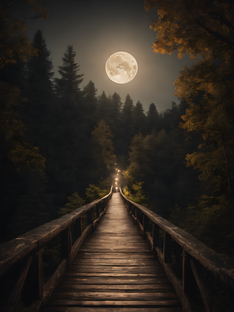 Download Old Nature Bridge Royalty Free Stock Illustration Image 