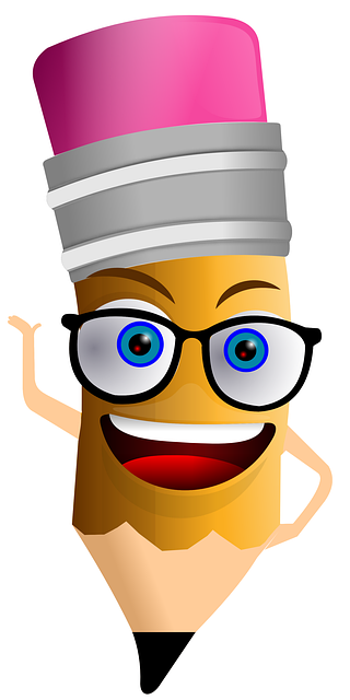 Contento, Sonrisa, Lápiz, Escuela