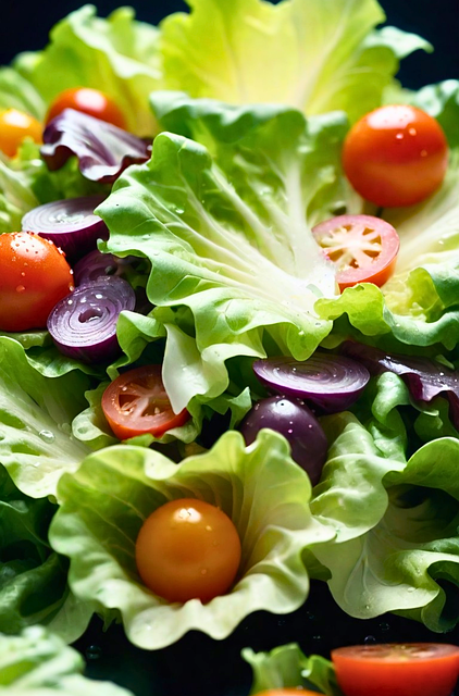 Free generated to salad tomatoes illustration