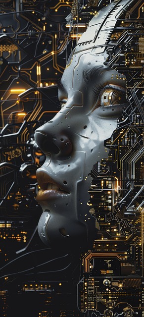 Free Ai Generated Cyborg illustration and picture