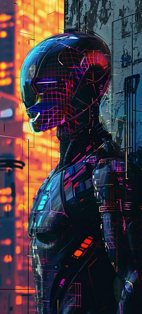 Free Ai Generated Cyborg illustration and picture
