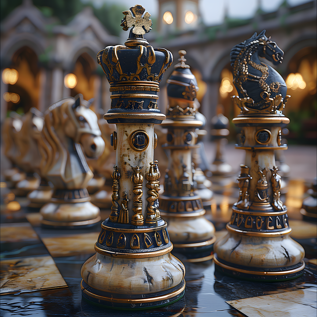 Free ai generated chess game illustration