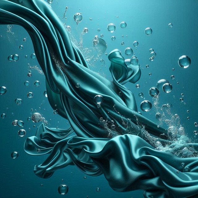 Free ai generated drapes water illustration