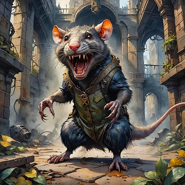 Free ai generated rat rodent illustration