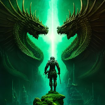 Free Ai Generated Dragons illustration and picture