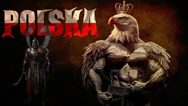 Polen, Krone, Logo, Ørn, Klistermærke