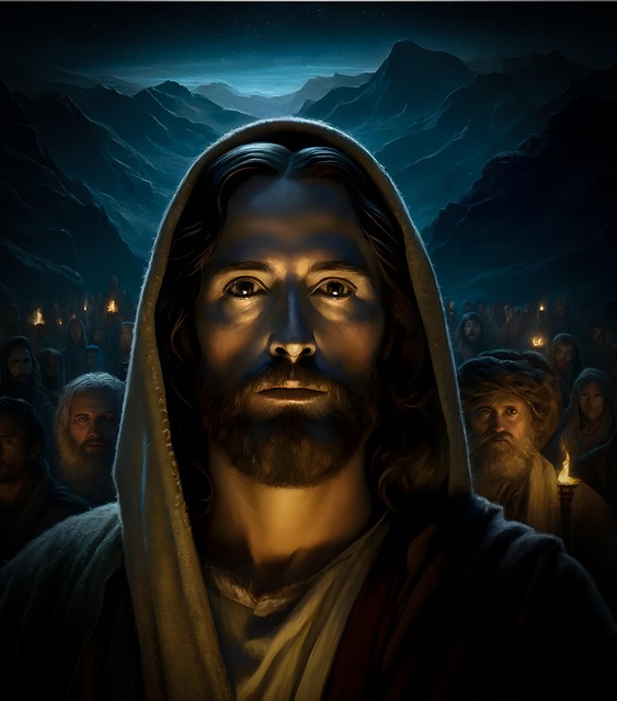 Free ai generated nature jesus illustration