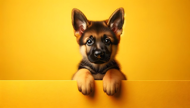 Download free HD stock image of Ai Generated Puppy Free ai generated puppy german shepherd illustration