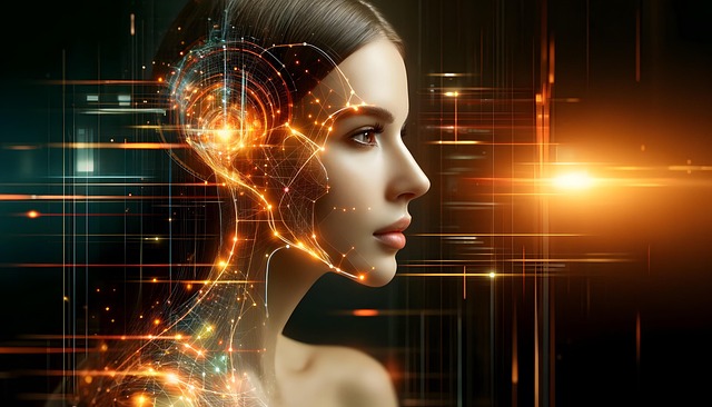 Free ai generated futuristic technology illustration
