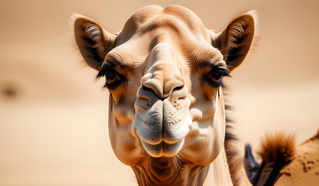 Free ai generated nature camel illustration