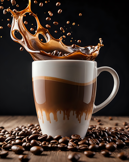 Free ai generated coffee beans illustration