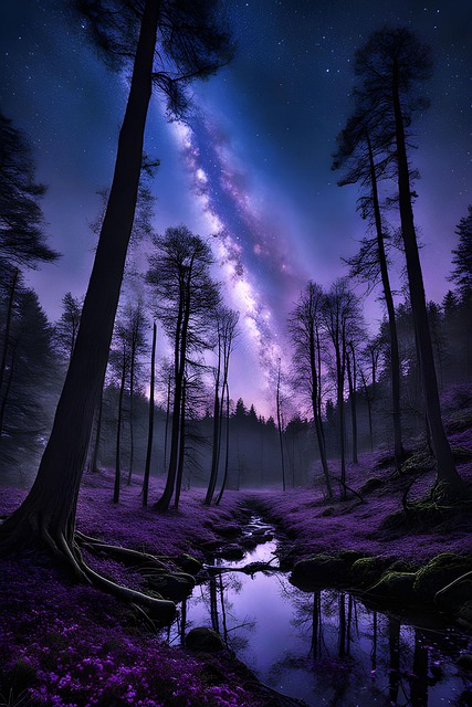 Free Ai Generated Forest illustration and picture