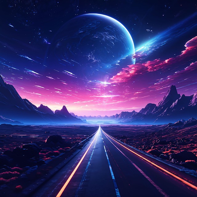 Free Ai Generated Road illustration and picture