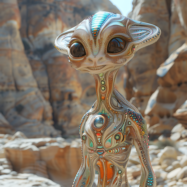 Download Ai Generated, Alien, Creature. Royalty-Free Stock Illustration ...