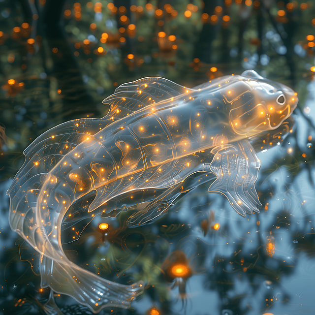 Free ai generated alien gelatinous illustration