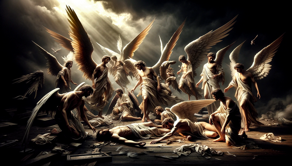 Download Ai Generated, Fallen Angels, Angels Cast Out. Royalty-Free ...