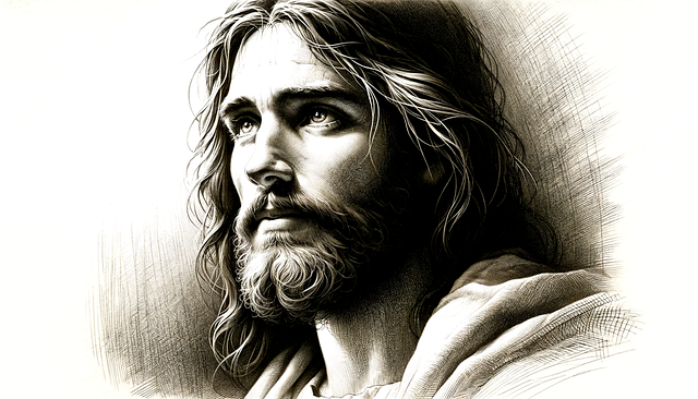 Free ai generated jesus christ eternal life illustration