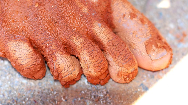 Free Foot Mud photo and picture
