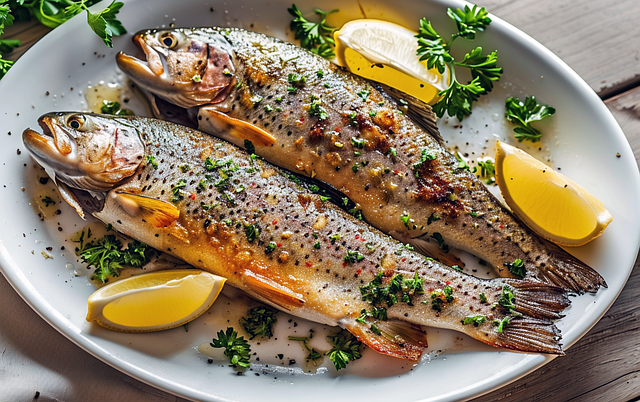 Free Ai Generated Trout illustration and picture
