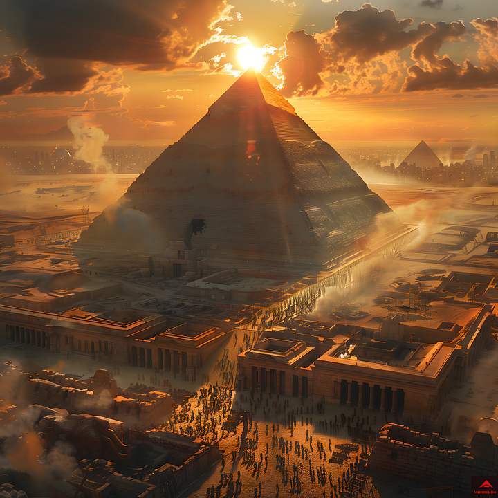 Download Ai Generated Egypt Pyramid Royalty Free Stock Illustration