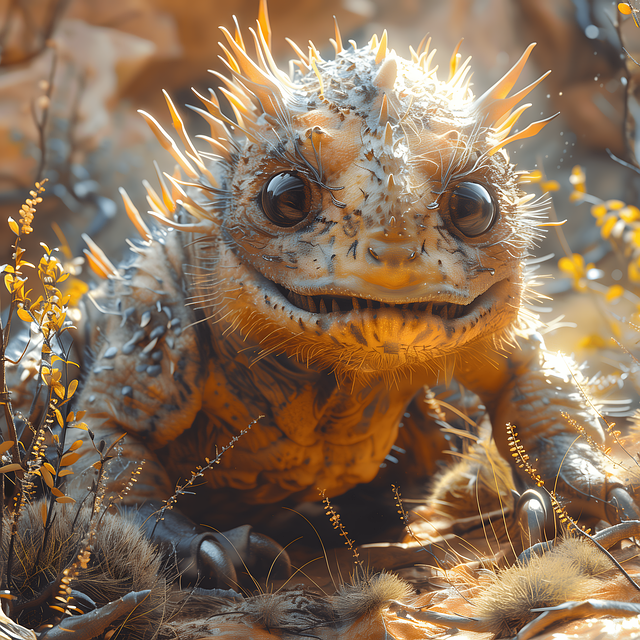 Free ai generated creature animal illustration