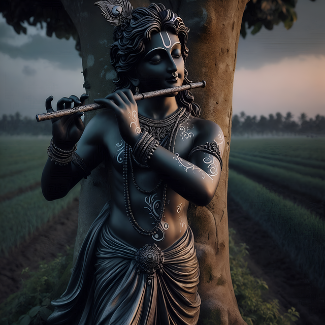 Deus, Krishna, Krishn, Estátua
