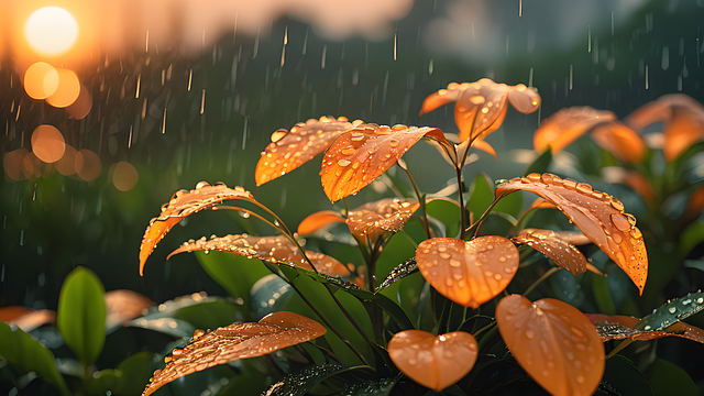Free ai generated plants leaves illustration