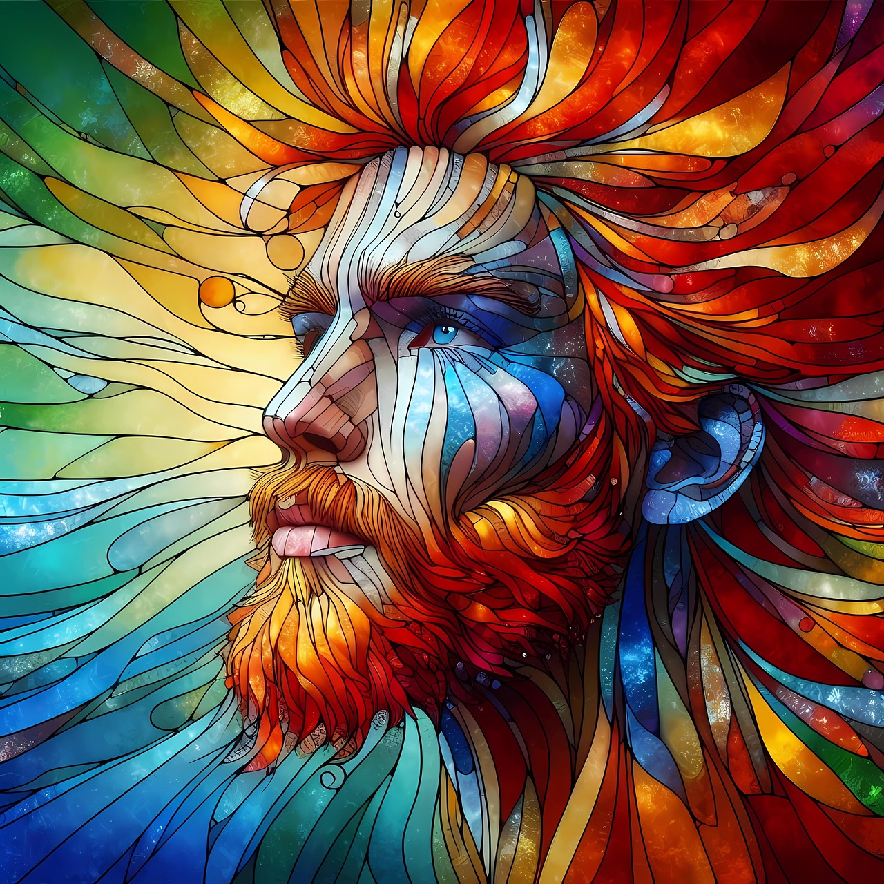 Ai产生的 男人 彩色玻璃 - Pixabay上的免费图片 - Pixabay