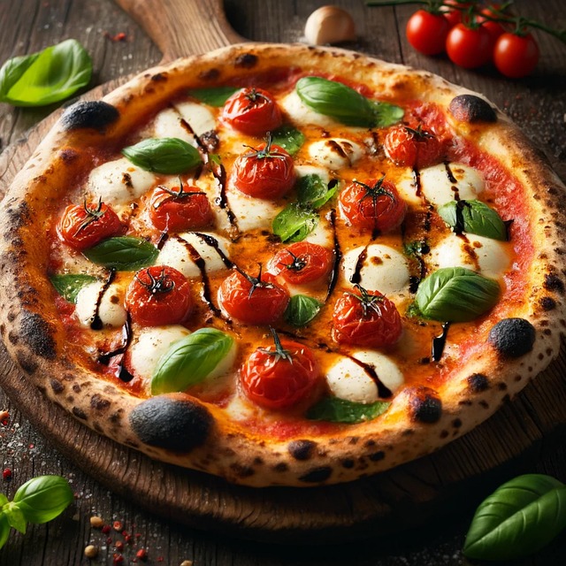 Download free HD stock image of Ai Generated Pizza Free ai generated pizza margherita illustration