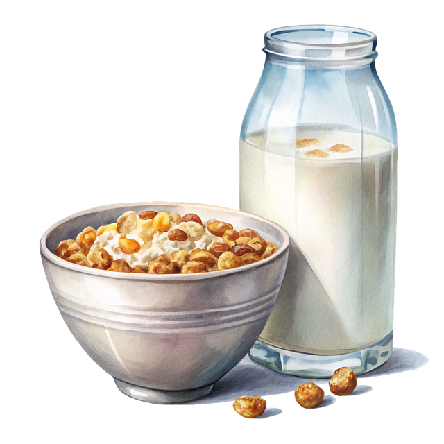 Free ai generated breakfast cereal illustration