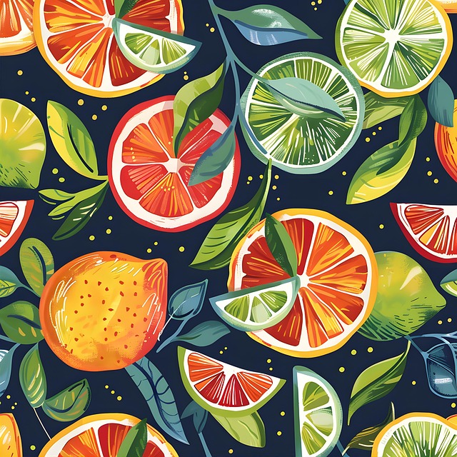 Free ai generated fruit mandarin illustration