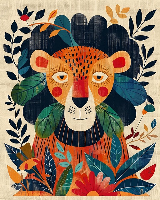 Download free HD stock image of Ai Generated Lion Free ai generated lion nature illustration