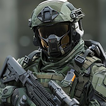 Ai Gerado, Militares, Soldado, Exército