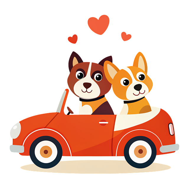 Download free HD stock image of Ai Generated Dogs Free ai generated dogs car illustration