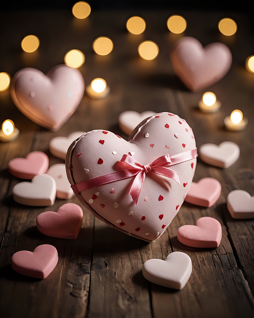 Free ai generated love heart illustration