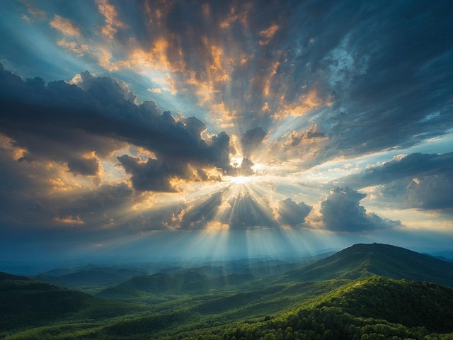 Free ai generated sky clouds illustration
