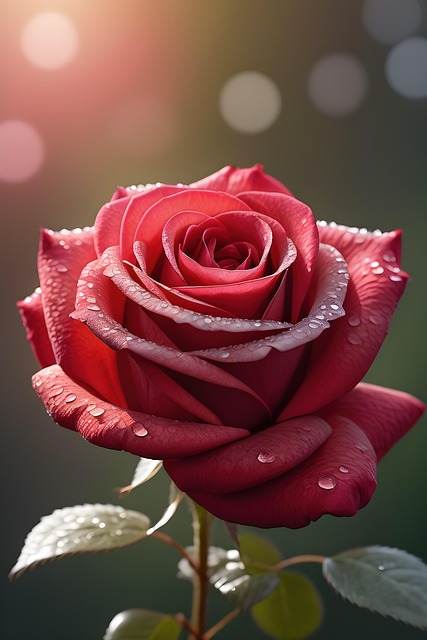 Free ai generated rose flower illustration