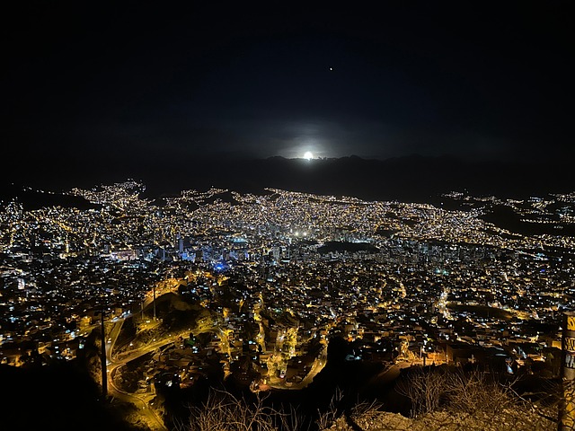La Pas, Bolivien, Stadt, Landschaft
