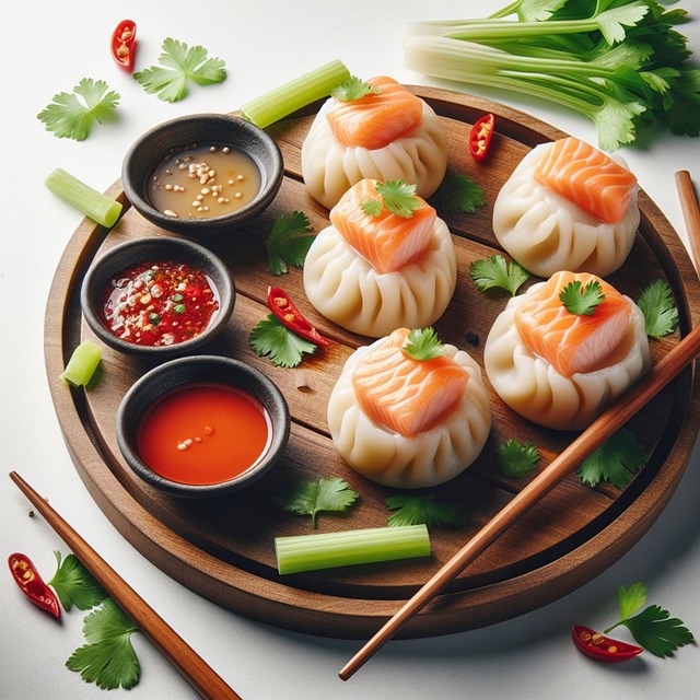 Free ai generated dim sum dumplings illustration
