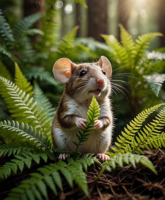 Free ai generated mouse animal illustration