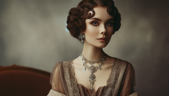 Senhora, Mulher, Moda, Retrato, Vestir