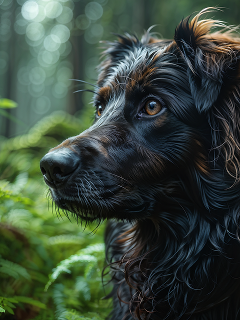 Free ai generated dog domestic animal illustration