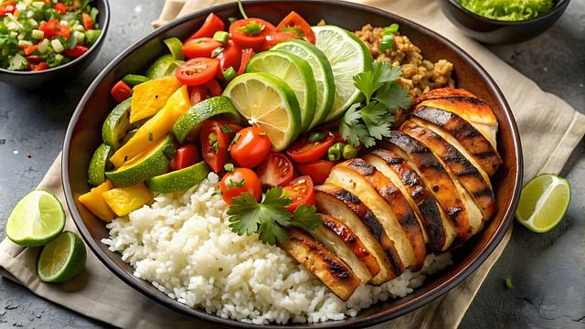 Free ai generated meal food illustration