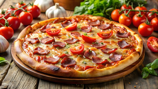 Free ai generated pizza food illustration