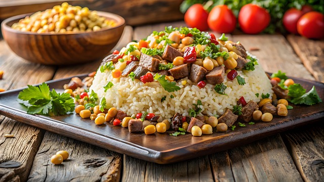 Free ai generated food meal illustration